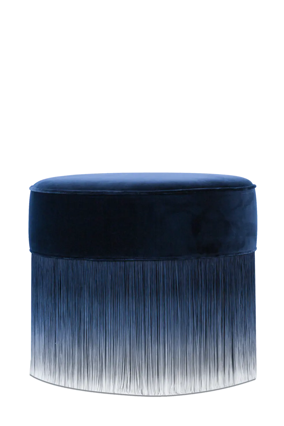 Amami Pouf 50 Blue front view